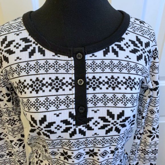Francesca's | NWT Annie Fair Isle Lounge Top - Picture 8 of 15